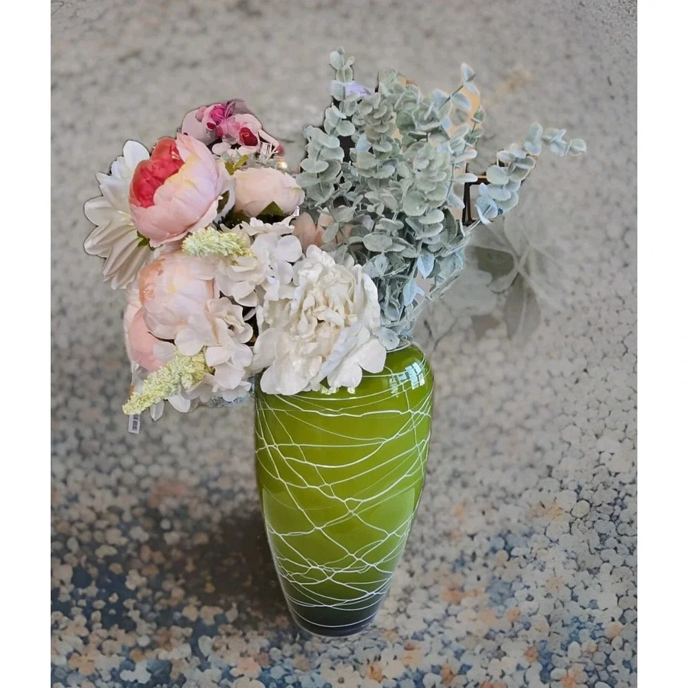 Vintage Murano Style Art Glass Vase 16